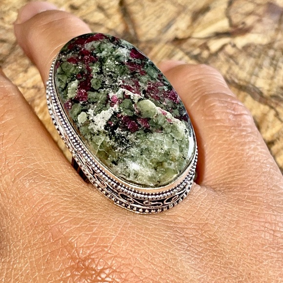 Eudialyte Ring Size 8 - Picture 7 of 9